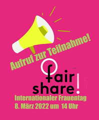 fair share Aufruf zum 8. März