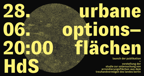 urbane optionsflächen